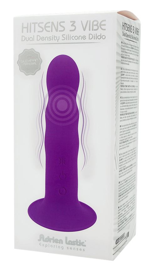 Adrien Lastic - Vibrador de silicona Hitsens 3 - Morado