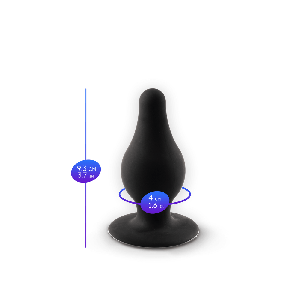 Silexd - Plug de silicona premium Talla M - Negro