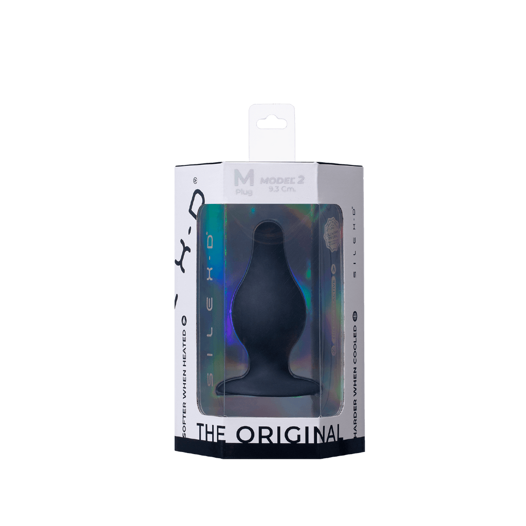 Silexd - Plug de silicona premium Talla M - Negro