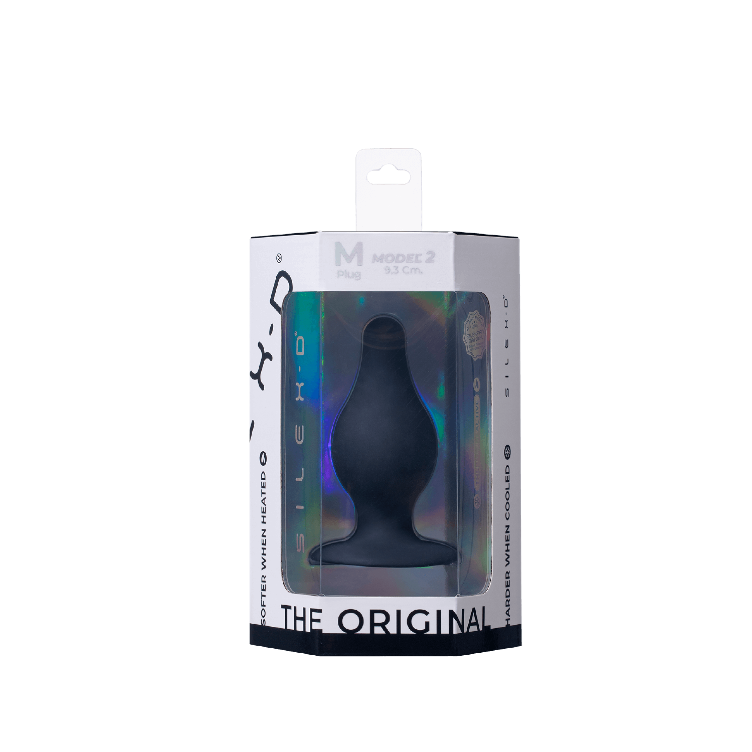 Silexd - Plug de silicona premium Talla M - Negro