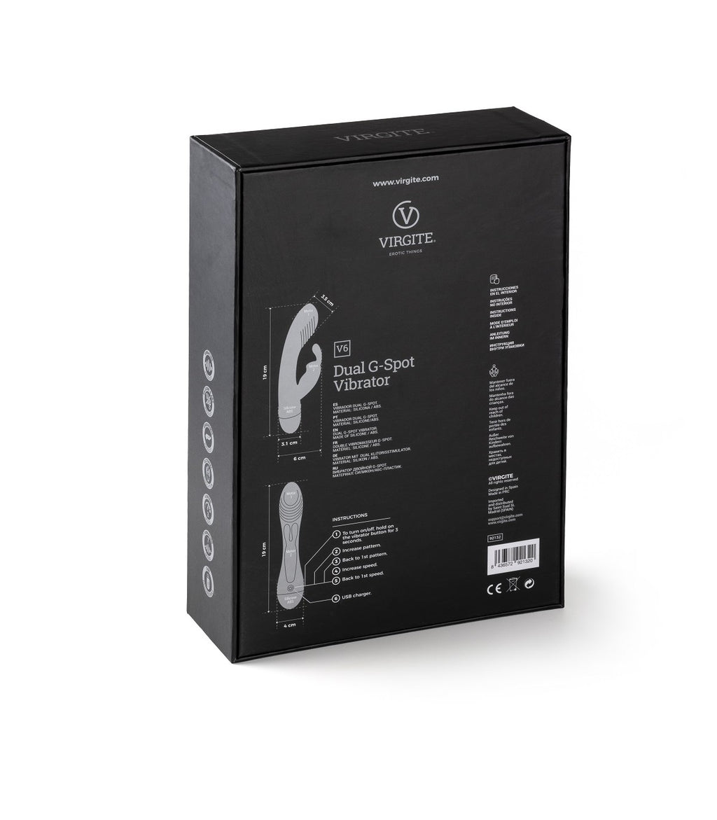 VIBRADOR RECARGABLE PINK V6