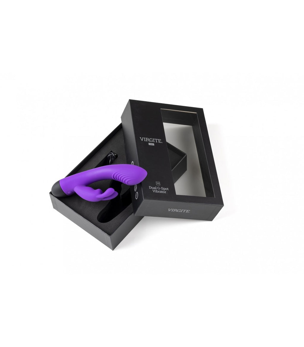 VIBRADOR RECARGABLE V6 VIOLETA