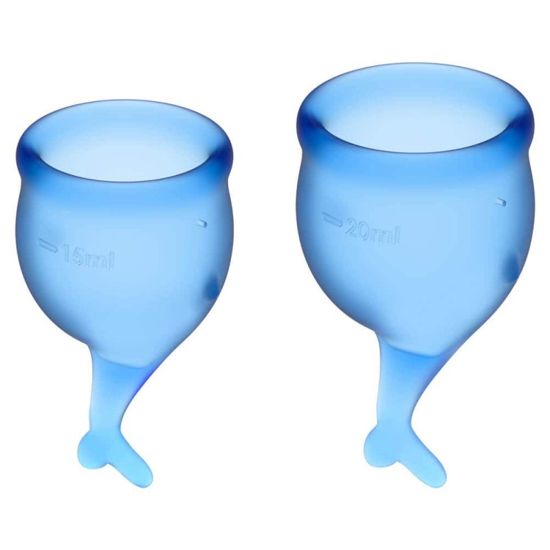 Satisfyer - Feel Secure Copa Menstrual - Azul