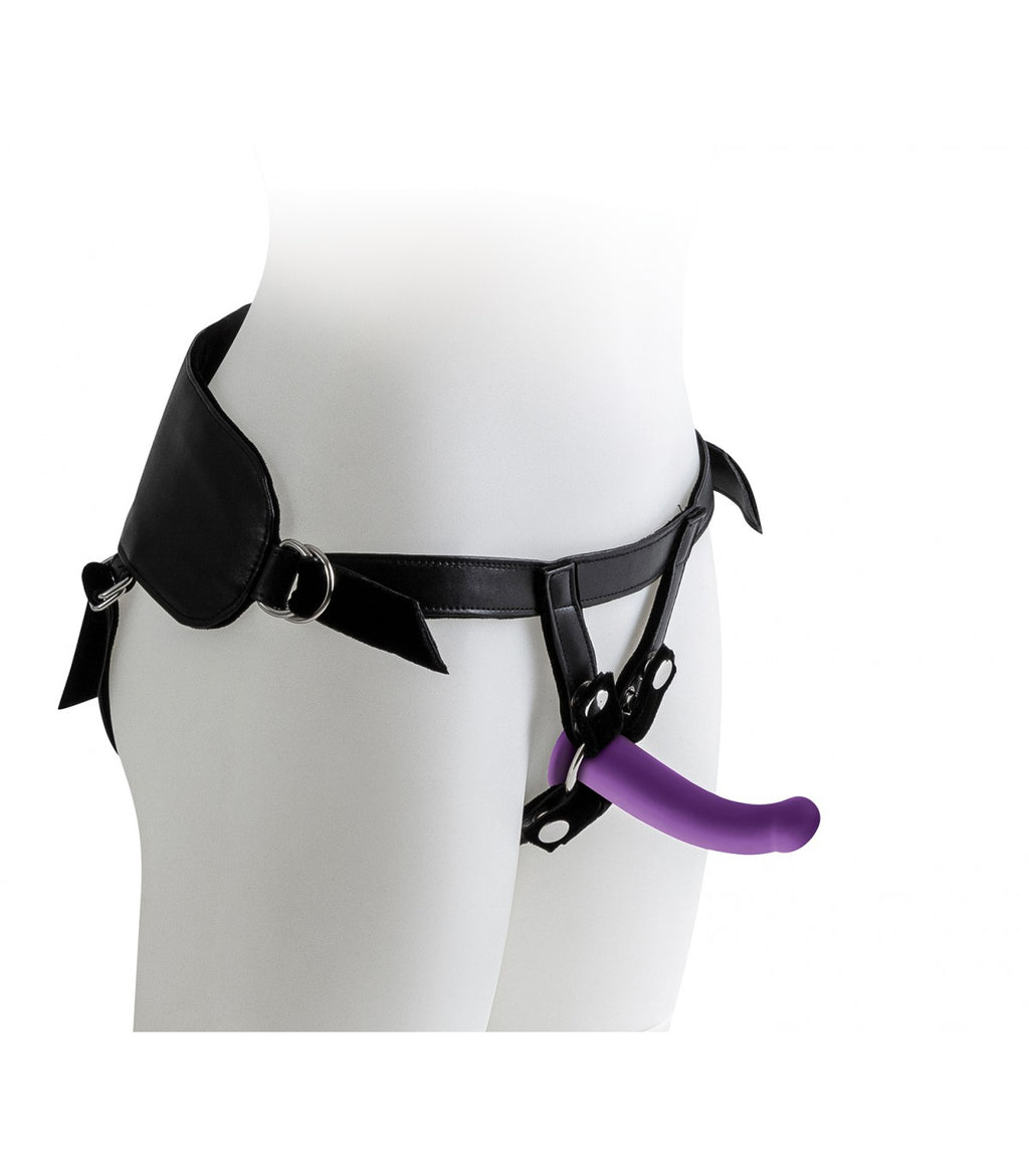 ARNÉS CON DILDO VIOLETA SET TALLAS S / M / L