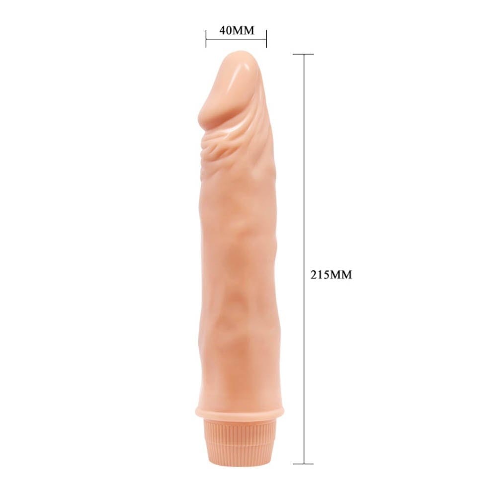 Vibrador realista multivelocidad Barbara Dwarf 8,3"