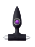 Lola Games - Plug Anal Vibrante con Bola Metálica Glory - Negro