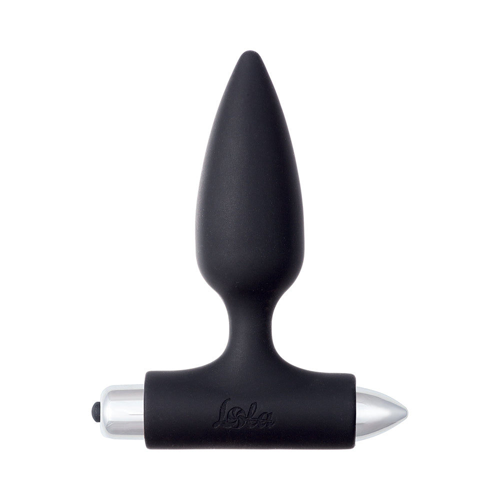 Lola Games - Plug Anal Vibrante con Bola Metálica Glory - Negro