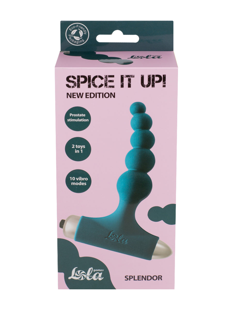 Lola Games - Plug Anal Vibrador Splendor - Azul
