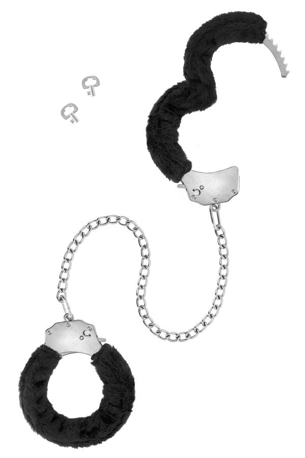 Fetish Tentation - Tobilleras con Peluche - Negro