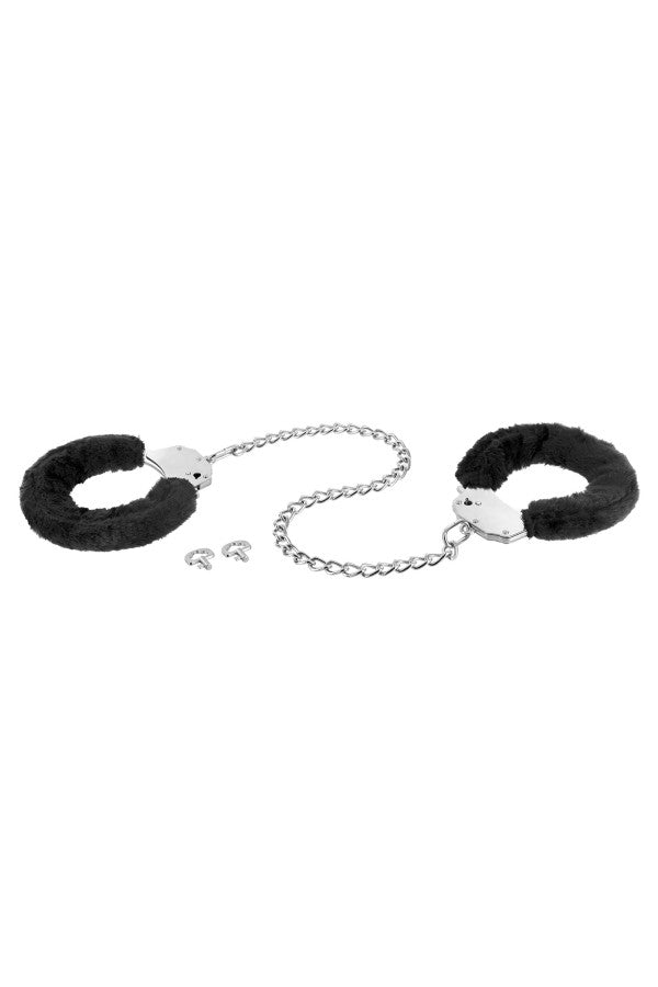 Fetish Tentation - Tobilleras con Peluche - Negro
