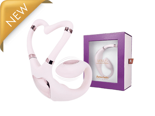 Adrien Lastic - Estimulador de clítoris y punto G + App Venus - Rosa