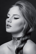 Bijoux Pour Toi - Collar con Anilla - Negro