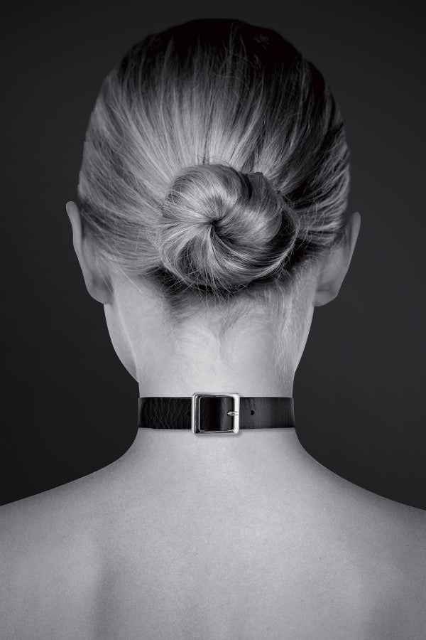 Bijoux Pour Toi - Collar con Anilla - Negro