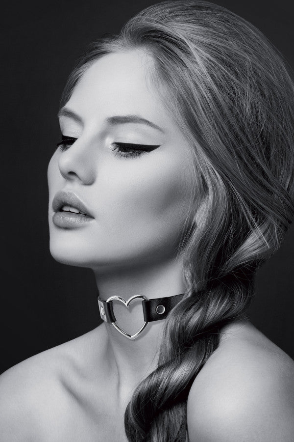 Bijoux Pour Toi - Collar con Corazón - Negro