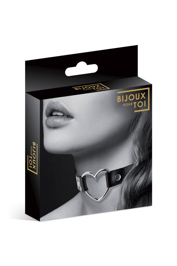 Bijoux Pour Toi - Collar con Corazón - Negro