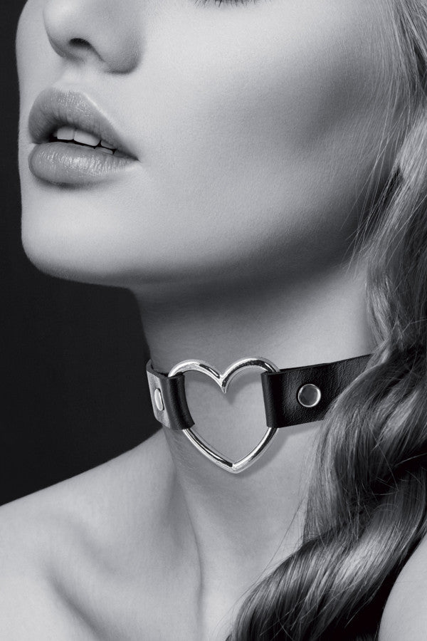 Bijoux Pour Toi - Collar con Corazón - Negro