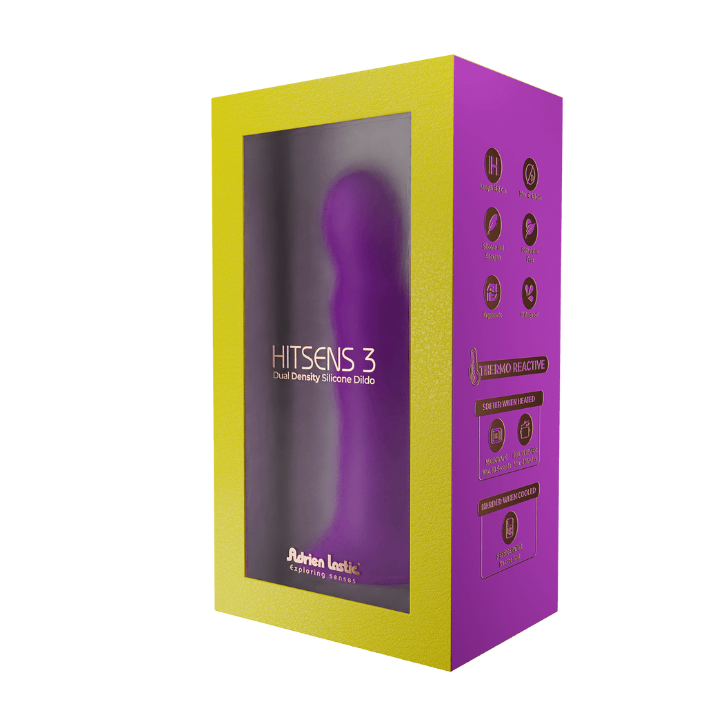 Adrien Lastic - Dildo de silicona Hitsens 3 - Morado
