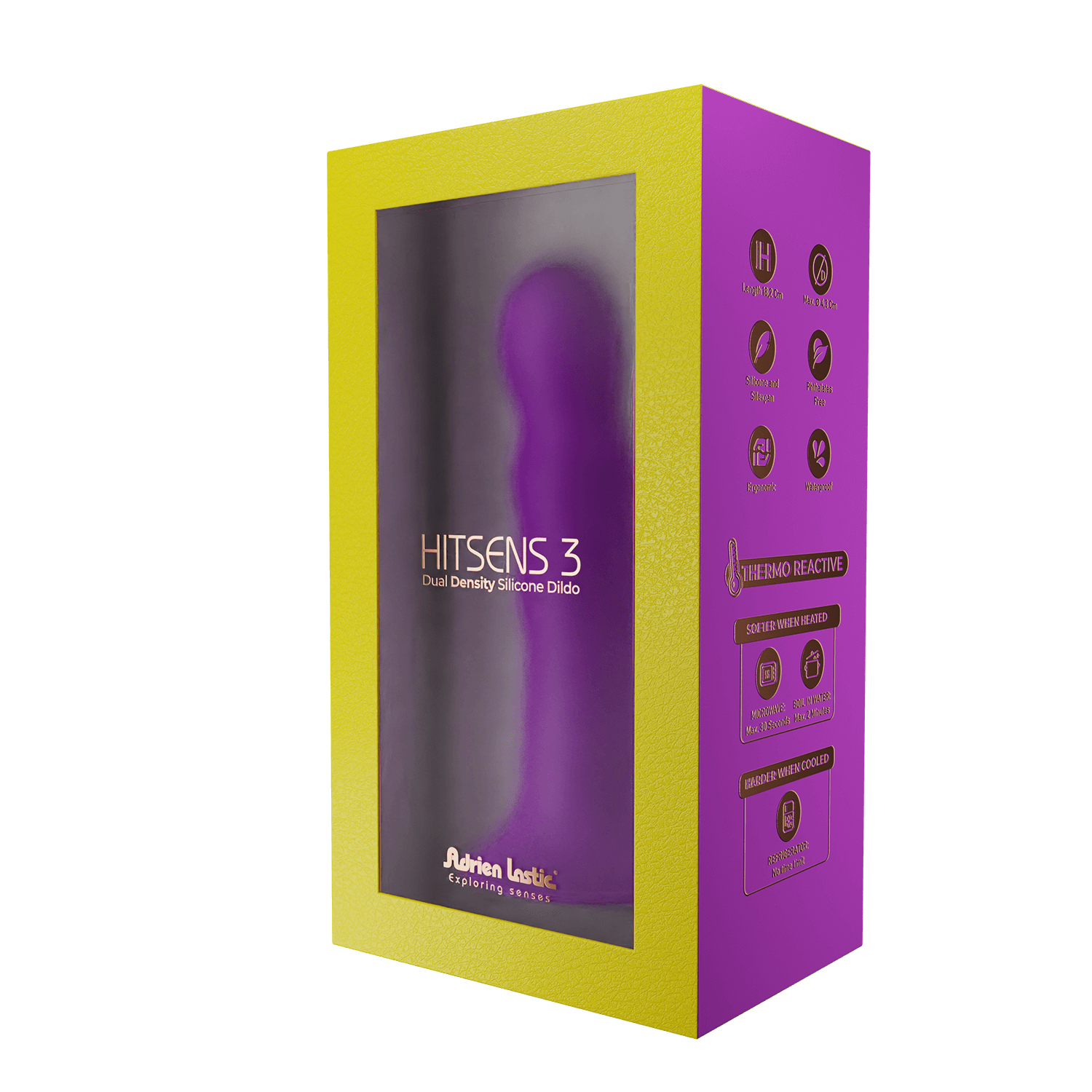 Adrien Lastic - Dildo de silicona Hitsens 3 - Morado