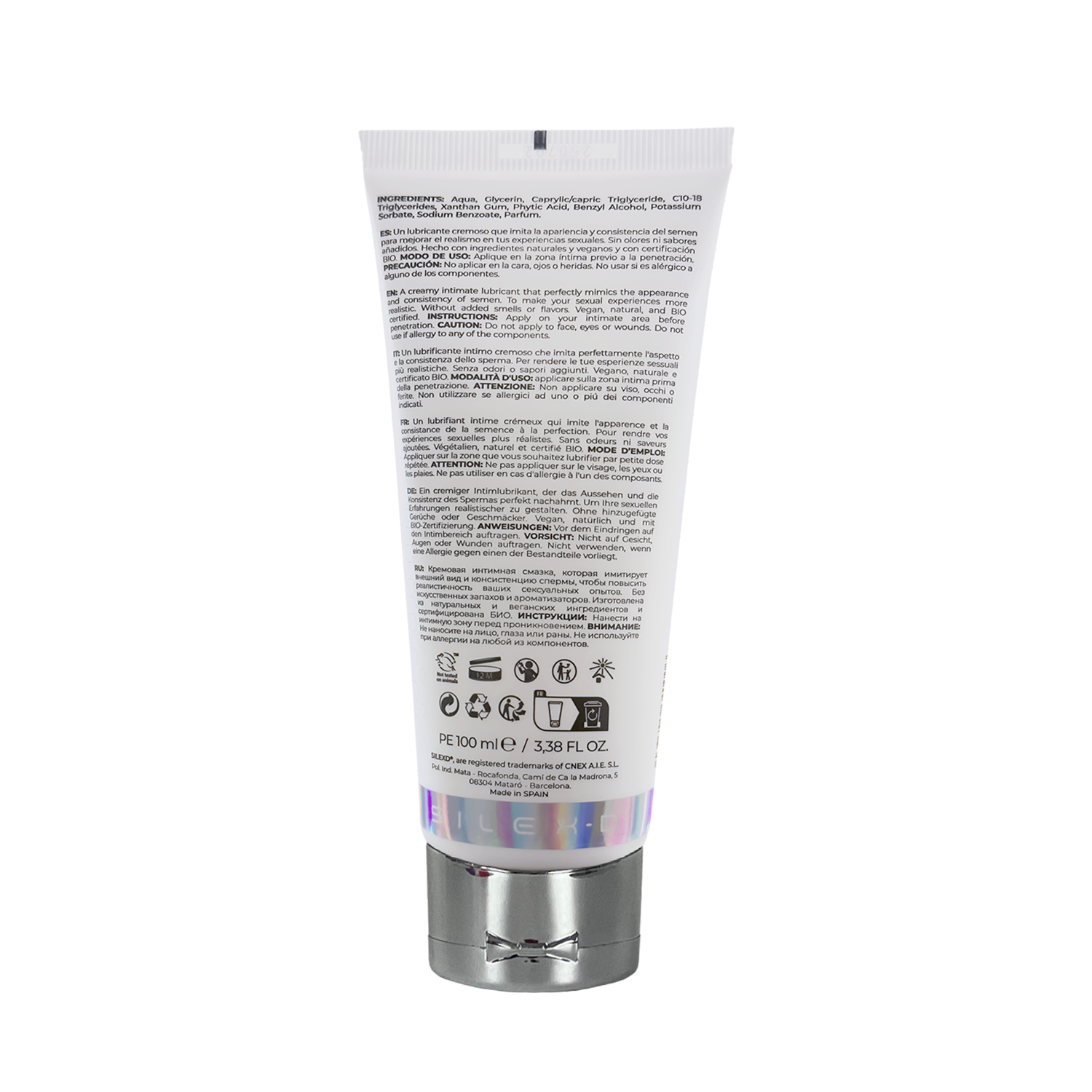 Silexd - Lubricante lechoso esperma Bio - 100ml