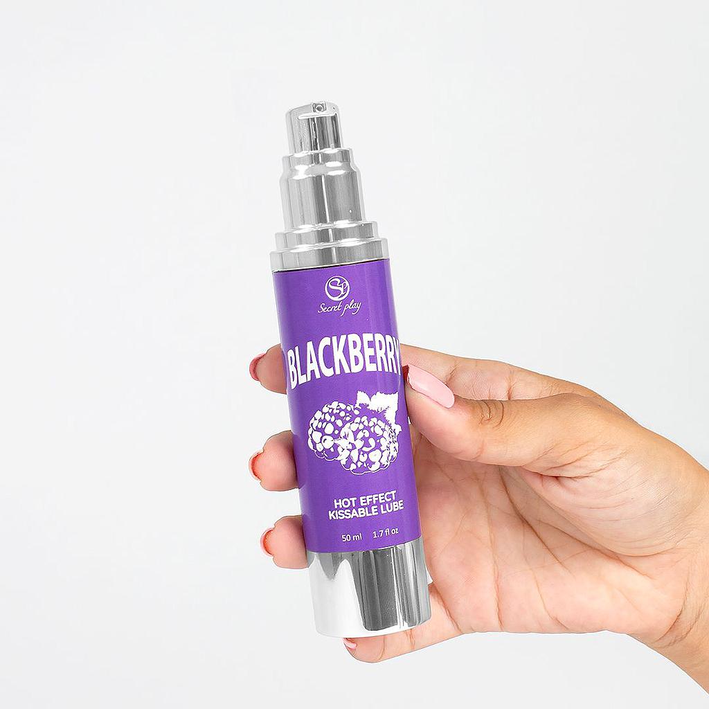 Secret Play - Lubricante Besable Efecto Calor - Mora - 50 ml