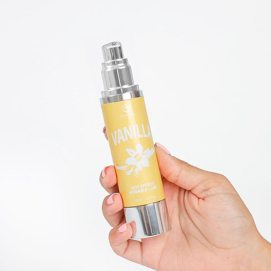Secret Play - Lubricante Besable Efecto Calor - Vainilla - 50 ml