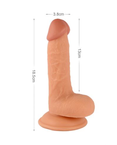 VSC Novelty - Dildo realista Mr. Rude - Color Carne - 7.3"