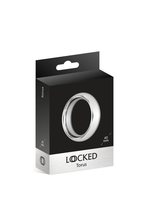 Locked - Anillo para el Pene Metálico 4 cm - Turos