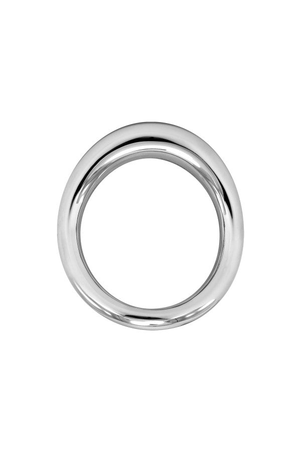 Locked - Anillo para el pene de metal de forma ergonómica de 4,40 cm - Yoke