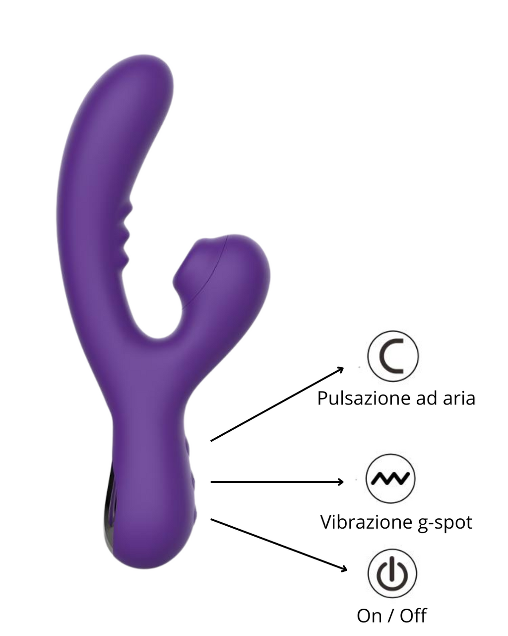 SinsFactory Selection - Vibradores punto G - Joanna - Morado