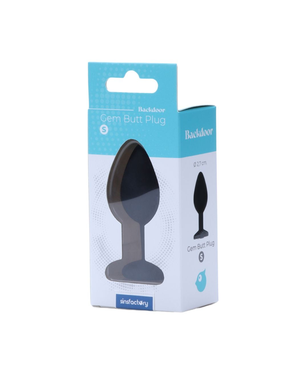 SinsFactory - Gem Butt Plug - S - Negro