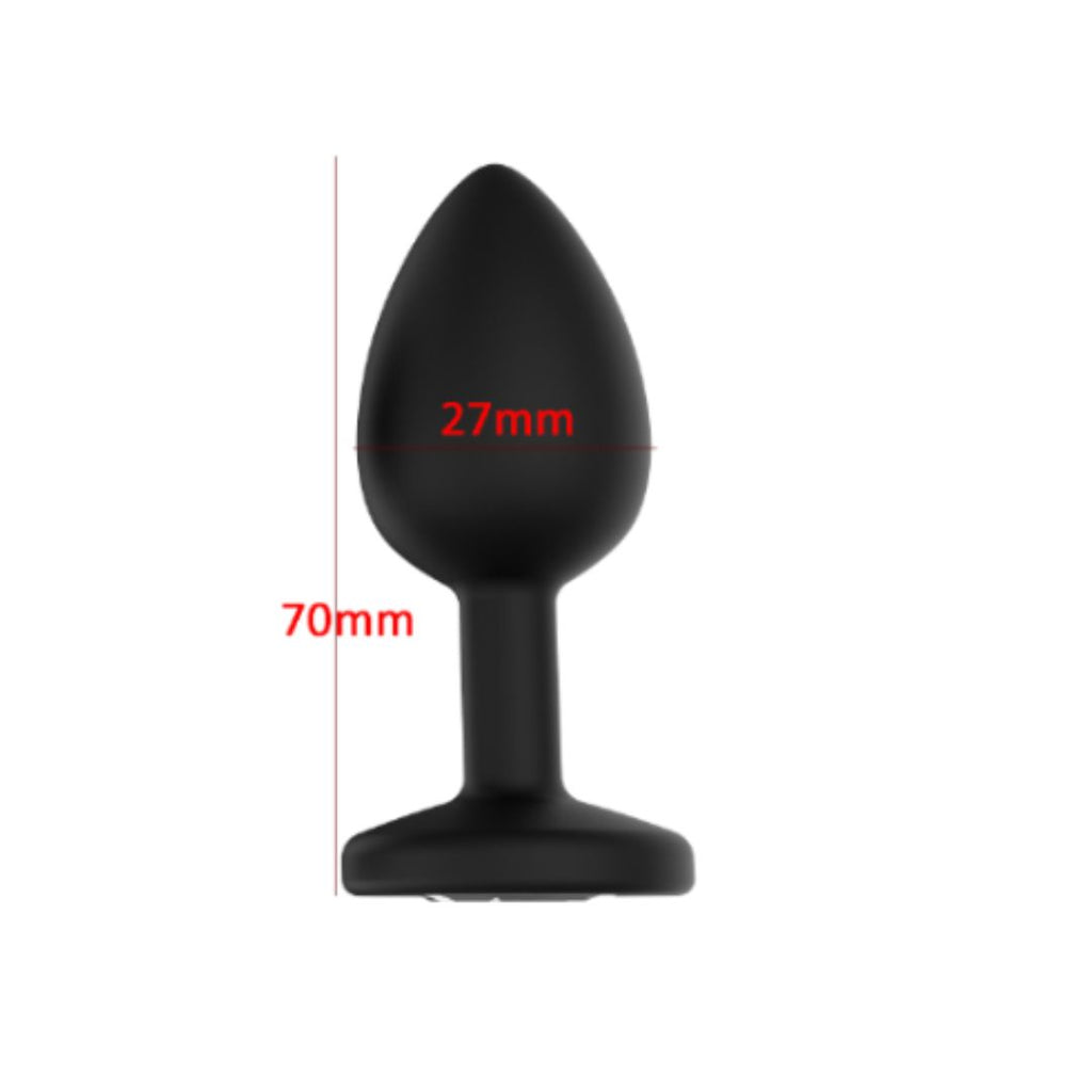 SinsFactory - Gem Butt Plug - S - Negro