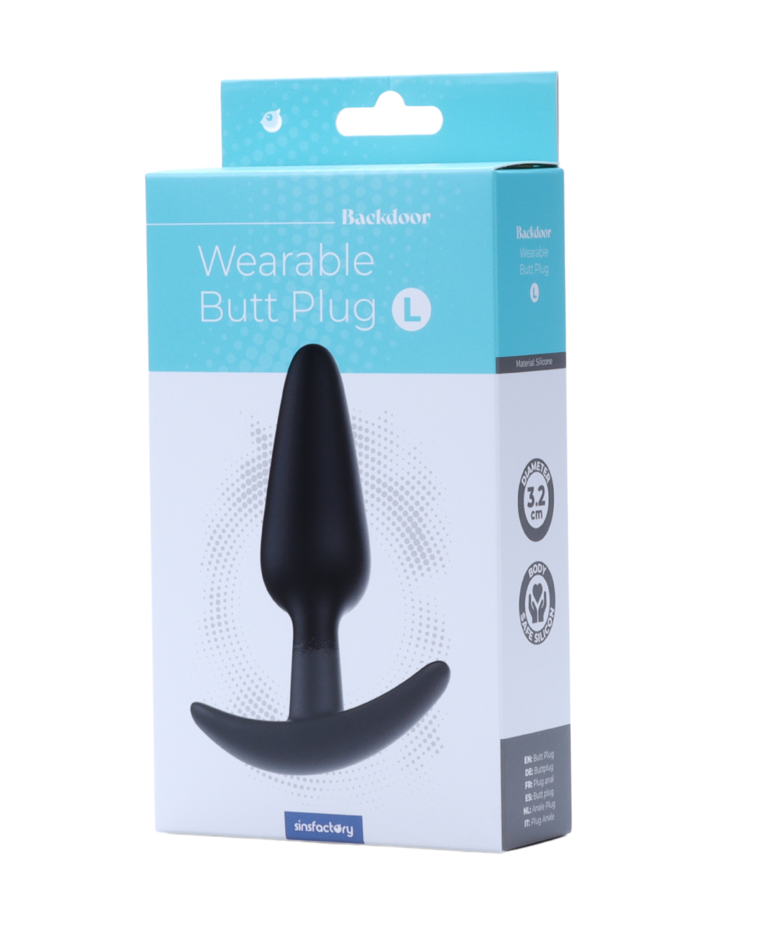 SinsFactory - Vibrador anal ponible - L