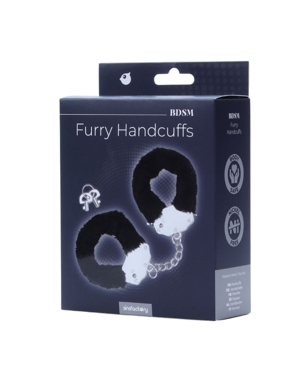 SinsFactory - Furry Fun Cuffs - Negro