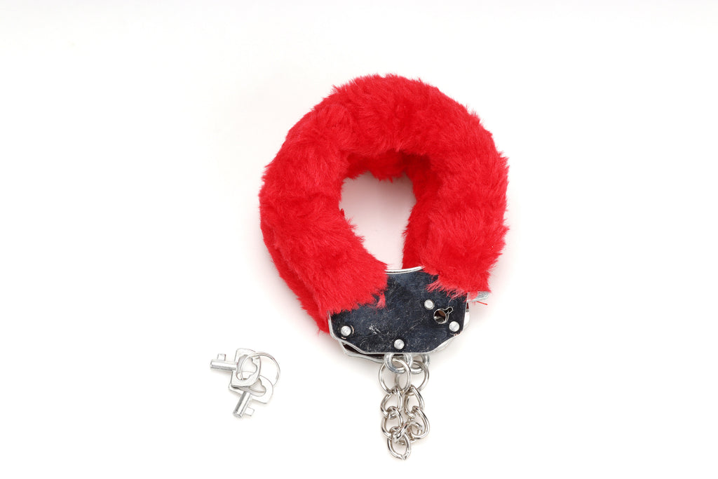 SinsFactory - Furry Fun Cuffs - Rojo
