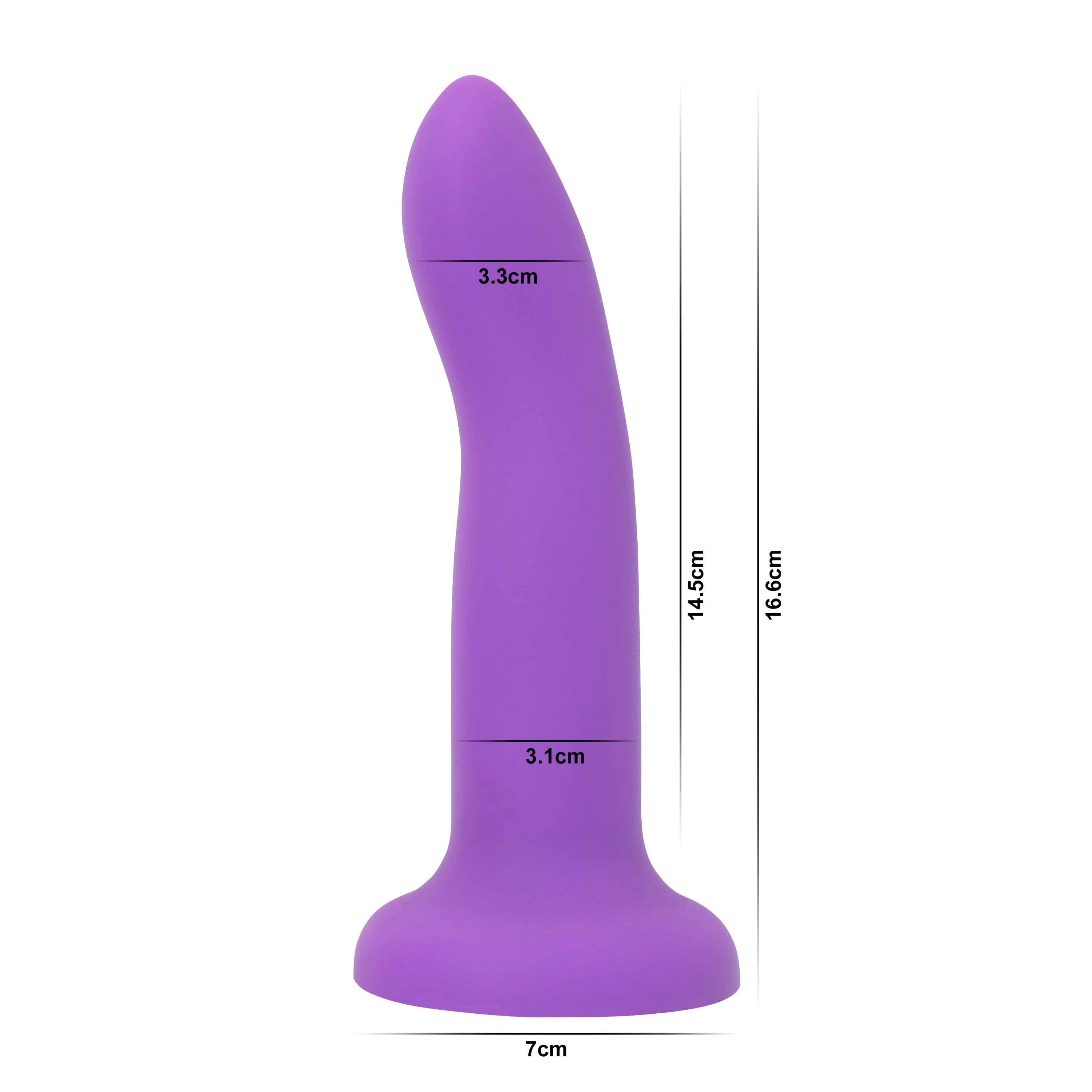 SinsFactory - Arnés con dildo elegante de 17 cm - M