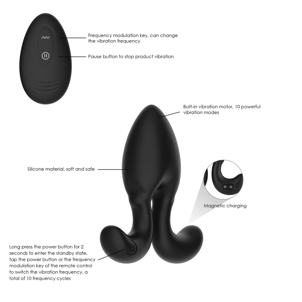 SinsFactory Selection - Vibrador Anal con Control Remoto - Davis