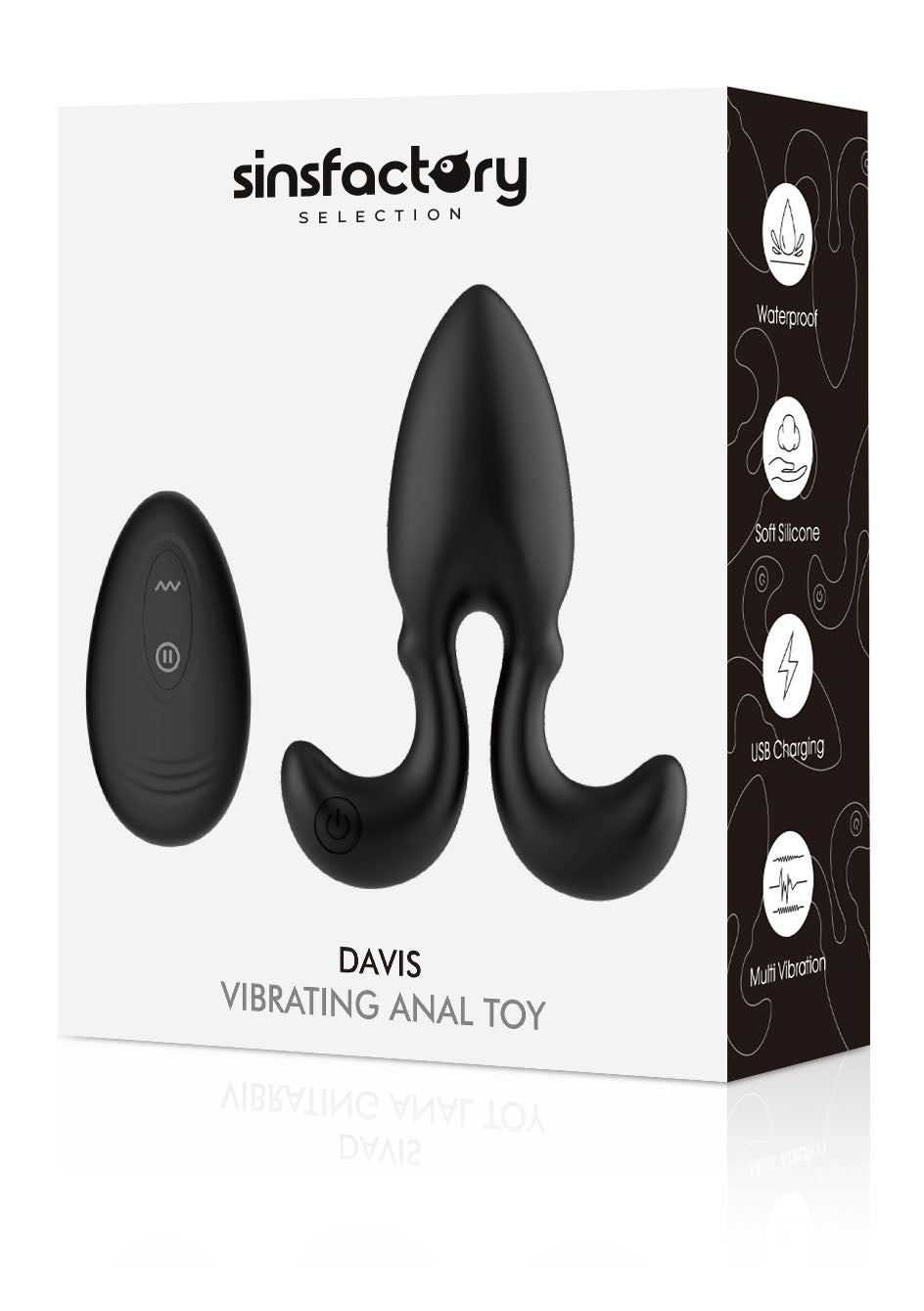 SinsFactory Selection - Vibrador Anal con Control Remoto - Davis