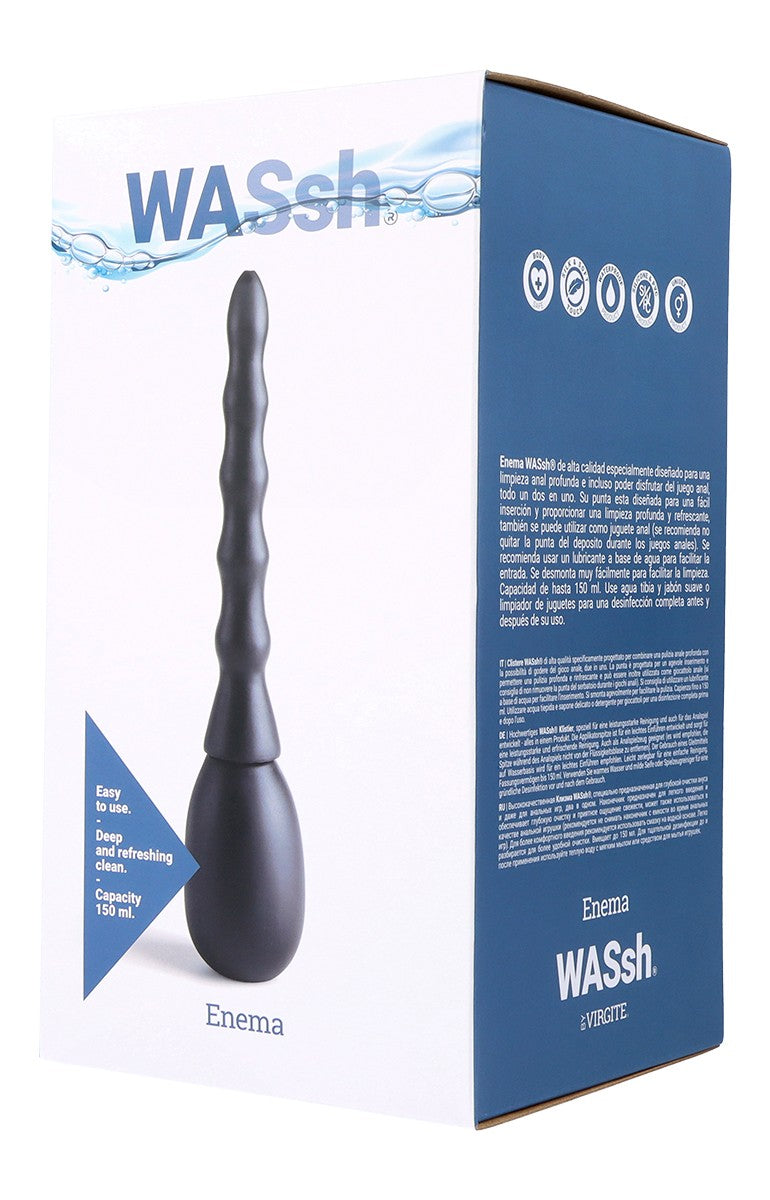 ENEMA LIMPIEZA ANAL ORIFICIOS NEGRO 150 ML