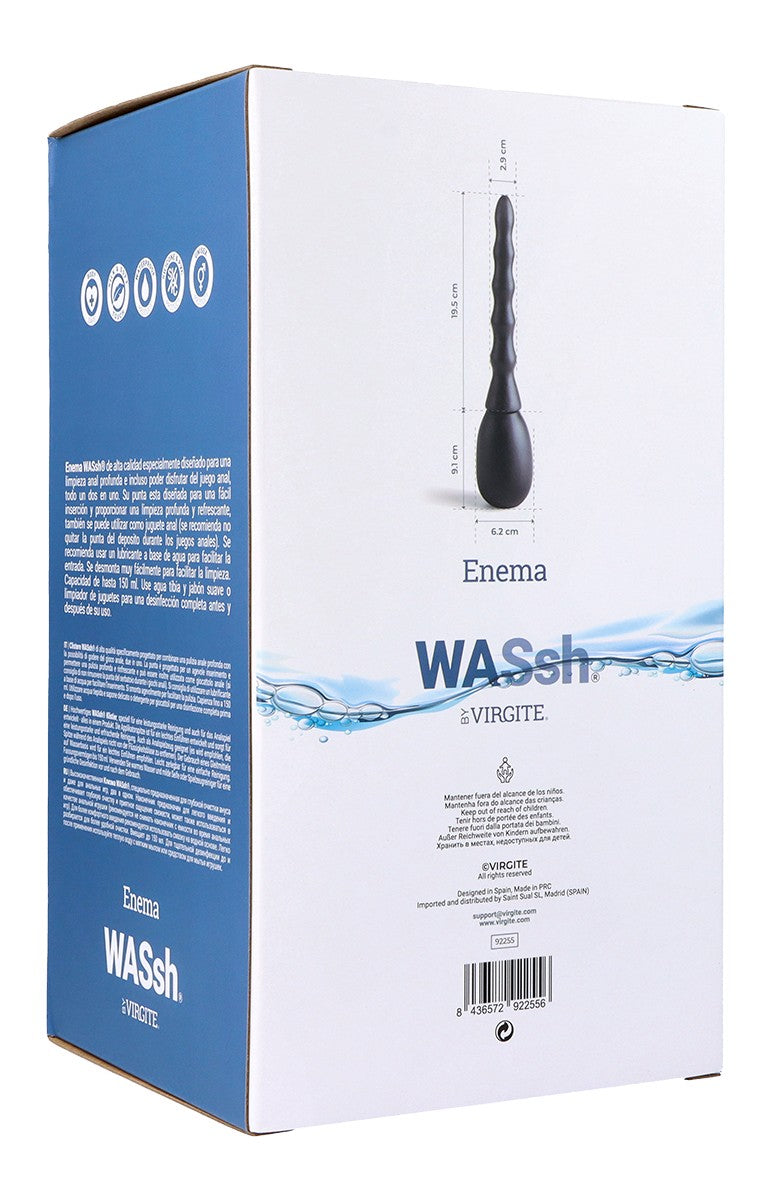 ENEMA LIMPIEZA ANAL ORIFICIOS NEGRO 150 ML