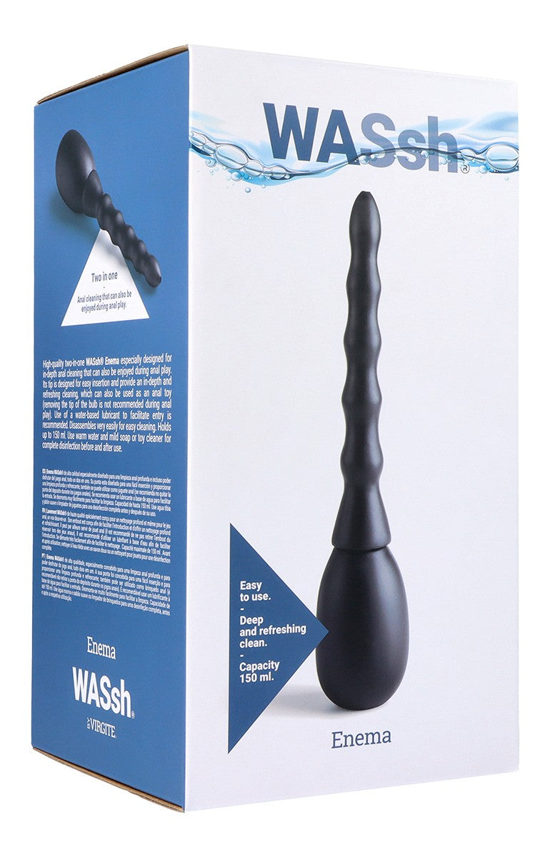 ENEMA LIMPIEZA ANAL ORIFICIOS NEGRO 150 ML