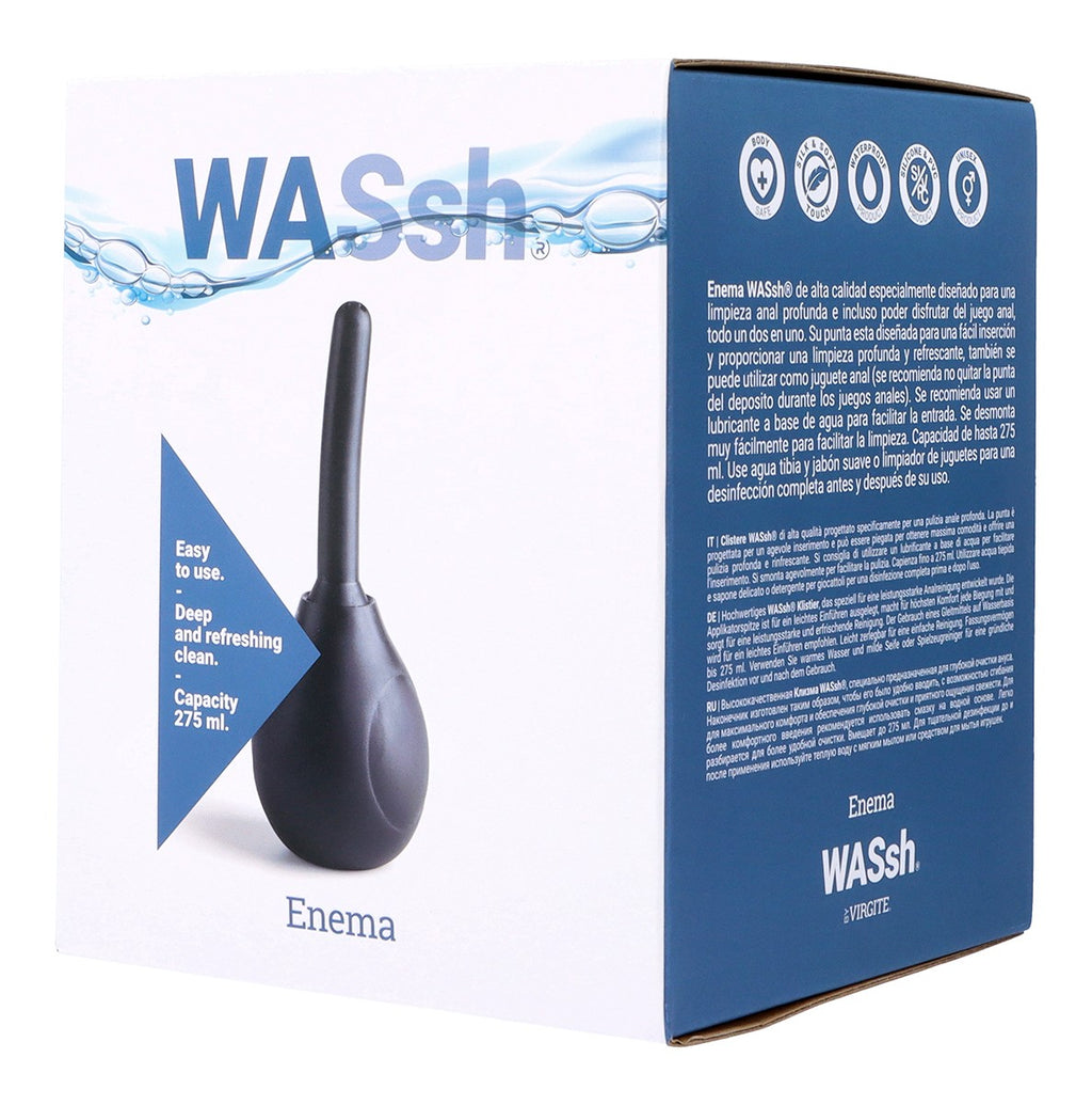 ENEMA ANAL NEGRO PARA LA LIMPIEZA 275 ML