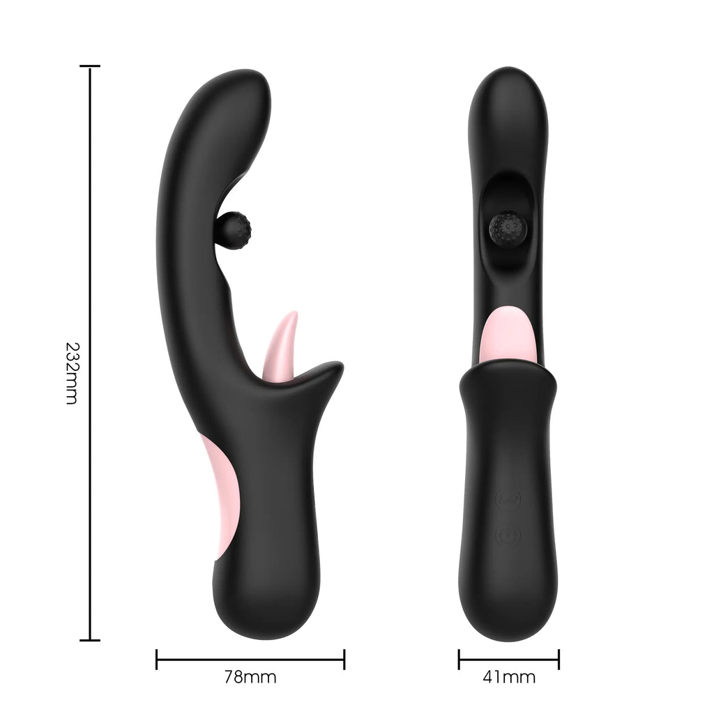 SinsFactory Selection - Vibrador Rotatorio Chupador de Lengua 3 en 1 - Georgia