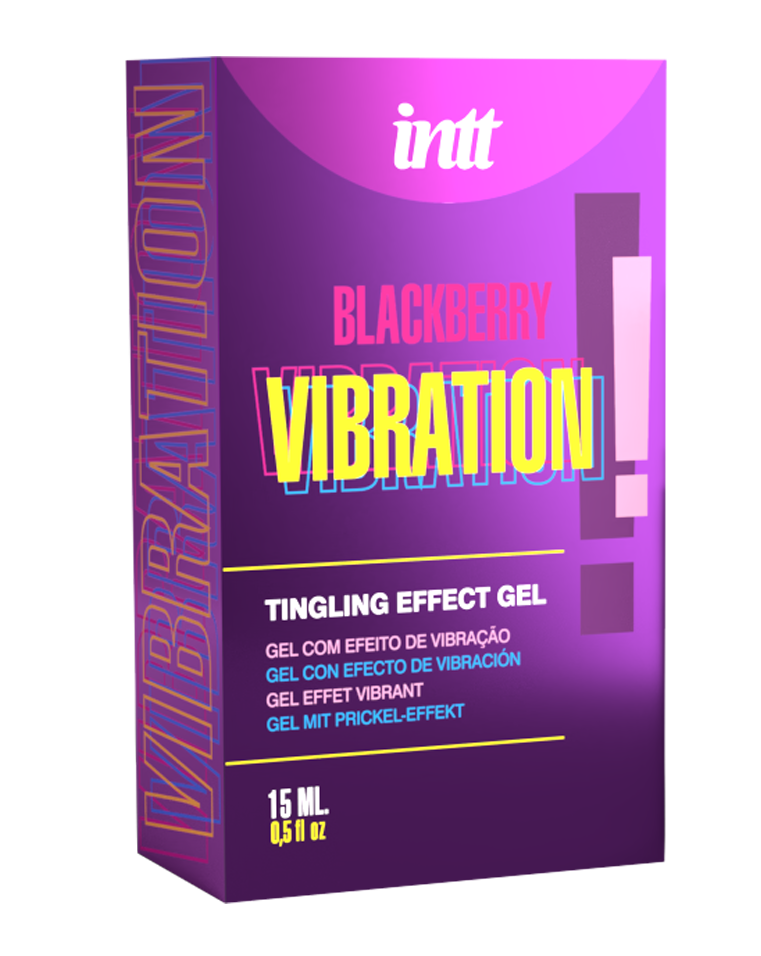 Intt - Gel Vibrador Black Berry - 15 ml