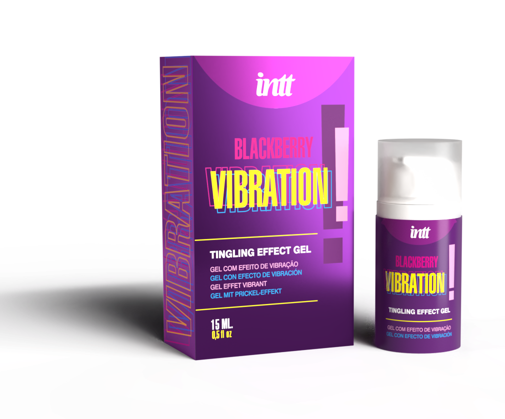 Intt - Gel Vibrador Black Berry - 15 ml