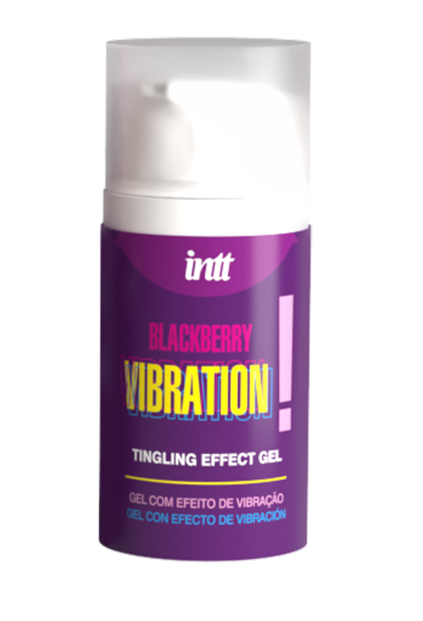 Intt - Gel Vibrador Black Berry - 15 ml