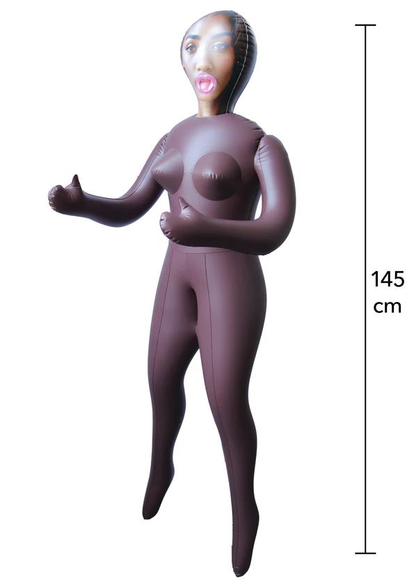 Muñeca hinchable Dirty Destiny marrón
