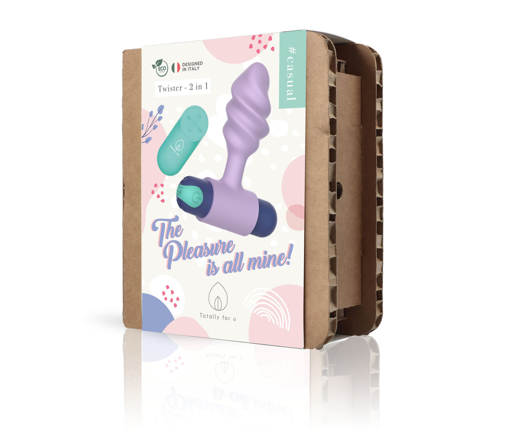 Totalmente para ti - Casual - Plug Anal - Twister 2 en 1