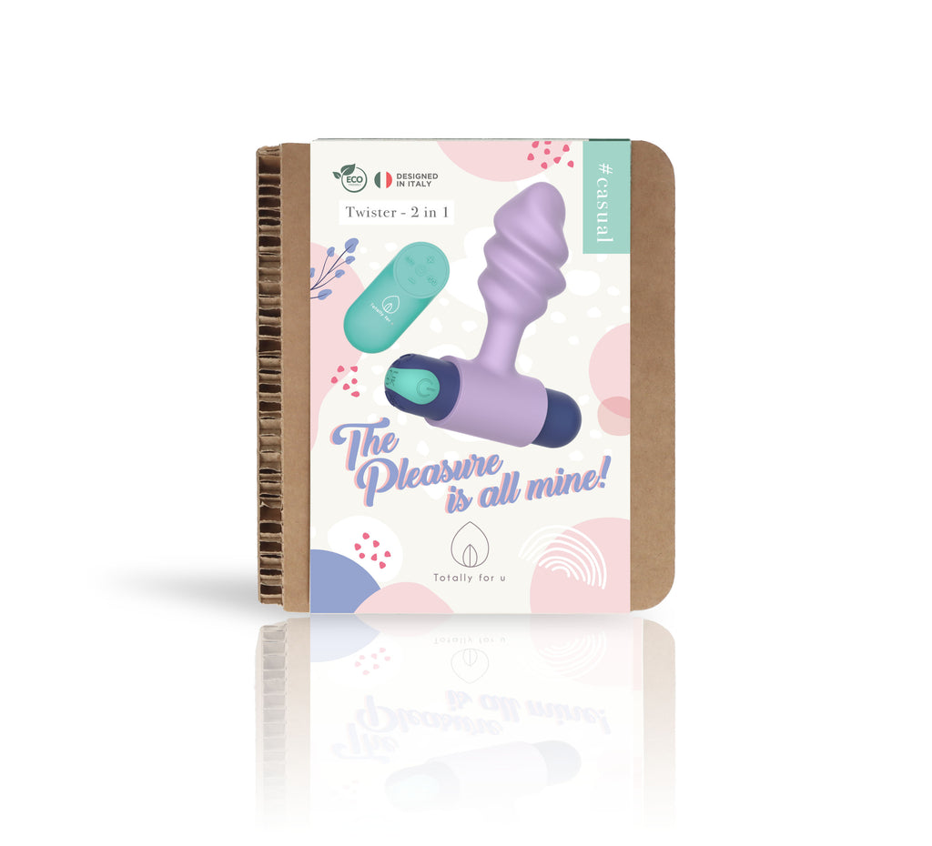 Totalmente para ti - Casual - Plug Anal - Twister 2 en 1