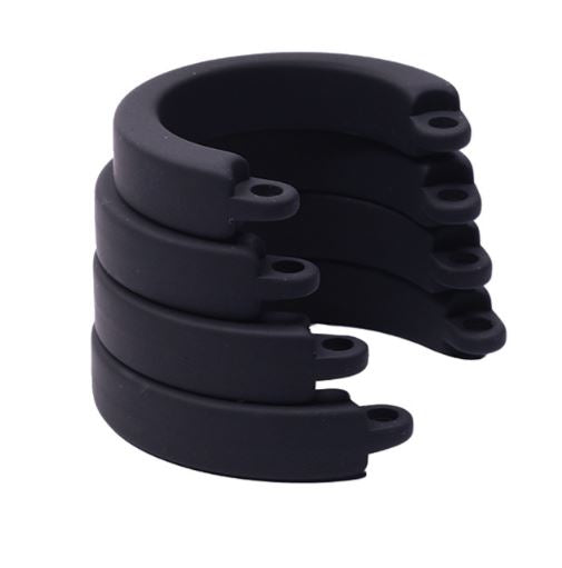 Fantasy Toys - Cinturón de Castidad de Silicona - Negro