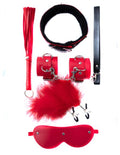 Fantasy Fetish - Set BDSM 6 Piezas - Rojo
